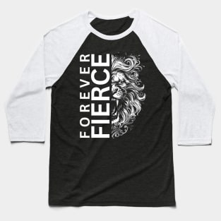 Roaring Lion Forever Fierce Baseball T-Shirt